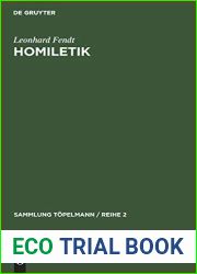 Homiletik: Theologie und Technik der Predigt (Sammlung Topelmann Reihe 2, 4) (German Edition)