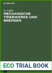 Mechanische Triebwerke und Bremsen