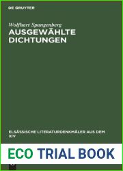 Ausgewahlte Dichtungen (Elsassische Literaturdenkmaler aus dem XIV, 4) (German Edition)