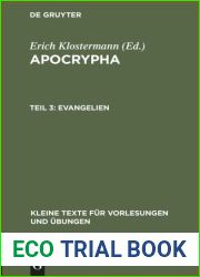 Apocrypha : Teil 3 Evangelien