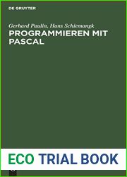 Programmieren mit PASCAL (German Edition)