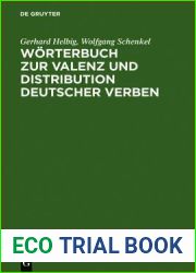 Worterbuch zur Valenz und Distribution deutscher Verben (German Edition)