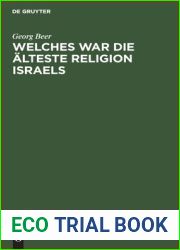 Welches War Die Alteste Religion Israels (German Edition)