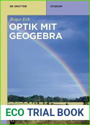 Optik mit GeoGebra (De Gruyter Studium) (German Edition)