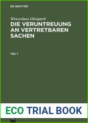 Die Veruntreuung an vertretbaren Sachen : Teil 1
