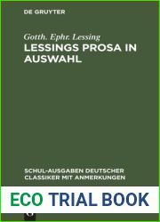 Lessings Prosa in Auswahl