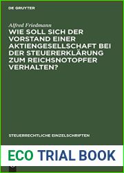 Wie soll sich der Vorstand einer Aktiengesellschaft bei der Steuererklarung zum Reichsnotopfer verhalten? (Steuerrechtliche Einzelschriften, 3) (German Edition)