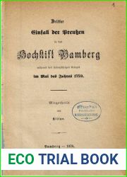 Dritter Einfall der Preussen in das Hochstift Bamberg wahrend des Siebenjahrigen Krieges im Mai des Jahres 1759
