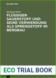 Flussiger Sauerstoff und seine Verwendung als Sprengstoff im Bergbau