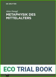 Metaphysik des Mittelalters