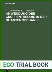 Anwendung der Gruppentheorie in der Quantenmechanik