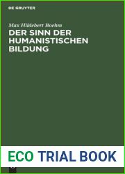 Der Sinn der humanistischen Bildung (German Edition)