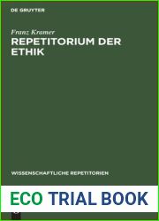 Repetitorium der Ethik (Wissenschaftliche Repetitorien, 11) (German Edition)