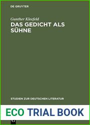 Das Gedicht ALS Suhne: Georg Trakls Dichtung Und Krankheit - Eine Psychoanalytische Studie (Studien Zur Deutschen Literatur) (German Edition)
