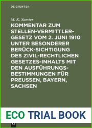 Kommentar zum Stellenvermittlergesetz vom 2. Juni 1910..