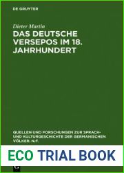 Das Deutsche Versepos Im 18. Jahrhundert: Studien Und Kommentierte Gattungsbibliographie
