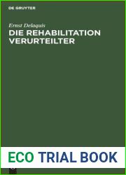 Die Rehabilitation Verurteilter (German Edition)