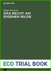 Das Recht am eigenen Bilde (German Edition)