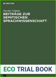 Beitrage zur semitischen Sprachwissenschaft (German Edition)