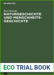 Naturgeschichte und Menschheitsgeschichte (German Edition)