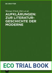 Aufklarungen: Zur Literaturgeschichte der Moderne: Festschrift fur Klaus-Detlef Muller zum 65. Geburtstag (German Edition)