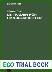 Leitfaden fur Handelsrichter (German Edition)