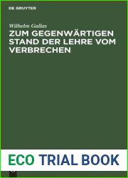 Zum gegenwartigen Stand der Lehre vom Verbrechen (German Edition)