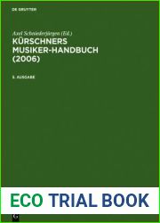 Kurschner|s Musiker-Handbuch, 2006