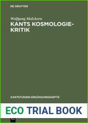 Kants Kosmologie-Kritik: Eine Formale Analyse Der Antinomienlehre