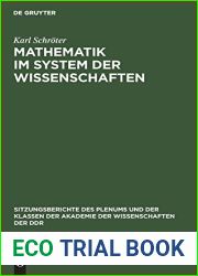 Mathematik im System der Wissenschaften (Sitzungsberichte des Plenums und der Klassen der Akademie der Wissenschaften der DDR, 1973, 11) (German Edition)