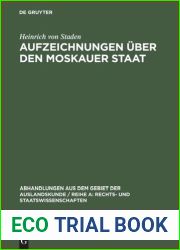 Aufzeichnungen uber den Moskauer Staat