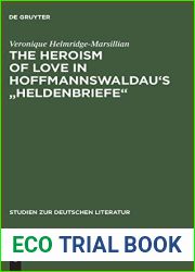 The Heroism of Love in Hoffmannswaldau|s and quot;Heldenbriefe and quot;
