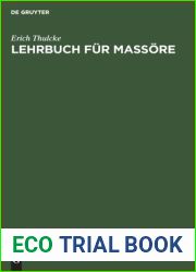 Lehrbuch fur Massore (German Edition)