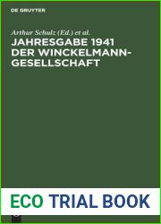 Jahresgabe 1941 der Winckelmann-Gesellschaft (German Edition)