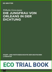 Die Jungfrau von Orleans in der Dichtung (Stoff- und Motivgeschichte der deutschen Literatur, 1) (German Edition)
