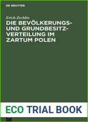 Die Bevolkerungs- und Grundbesitzverteilung im Zartum Polen (German Edition)