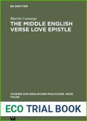 The Middle English Verse Love Epistle