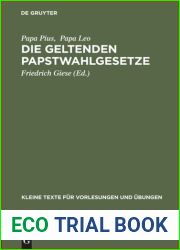 Die geltenden Papstwahlgesetze
