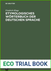Etymologisches Worterbuch der deutschen Sprache