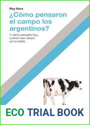 ?Como pensaron el campo los argentino?