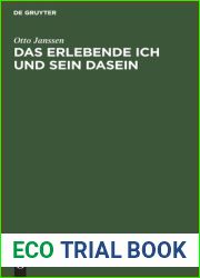 Das erlebende Ich und sein Dasein (German Edition)