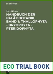 Handbuch der Palaobotanik, Band 1