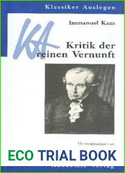 Immanuel Kant: Kritik der reinen Vernunft