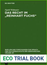 Das Recht Im and quot;reinhart Fuchs and quot;