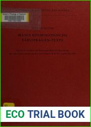 Manis Kosmogonische Sabuhragan-Texte: Edition, Kommentar und Literaturgeschichtliche Einordnung der Manichaisch-Mittelpersischen Handschriften M … in Oriental Religions) (German Edition)