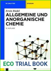 Allgemeine Und Anorganische Chemie