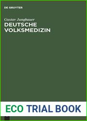 Deutsche Volksmedizin: Ein Grundriss (German Edition)