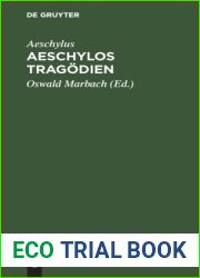 Aeschylos Tragodien (German Edition)