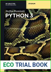 Python 3 (de Gruyter Studium) (German and German Edition)