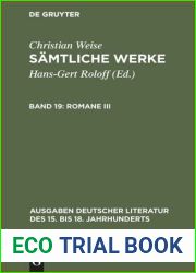 Samtliche Werke. Band 19 Romane III